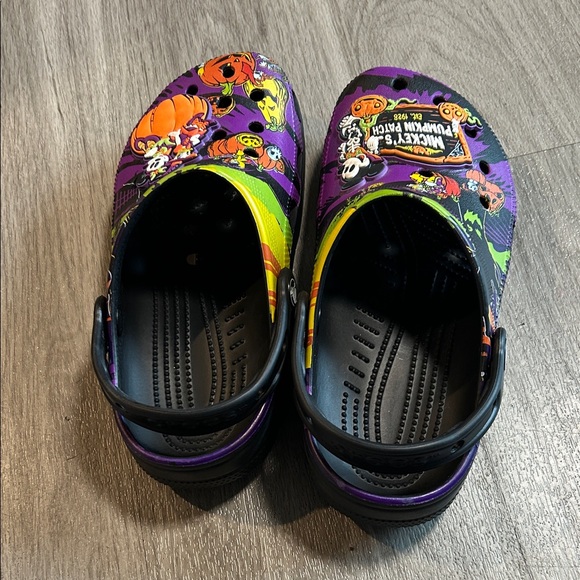 CROCS Halloween Flats - Purple, Black, and Orange - Picture 4 of 6